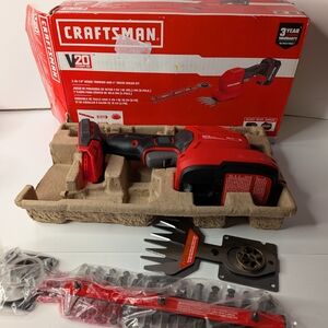 CRAFTSMAN V20 Cordless 2-in-1 8-inch Hedge Trimmer and 4-inch Grass Shear
